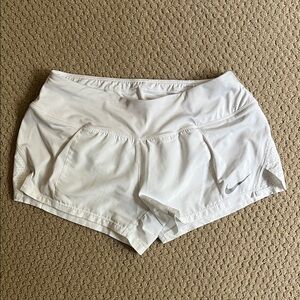 Nike Women's Athletic White Shorts
